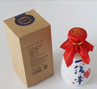 女兒紅一線牽黃酒甜黃酒 十五年普通盒裝250ml 糯米黃酒